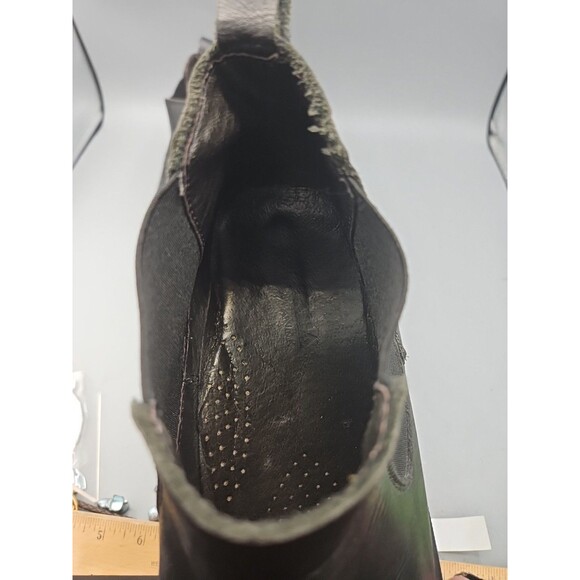 Mens Aquatalia Chelsea Boot Sz 10 - Black - Leather Ankle Boots - Picture 9 of 9